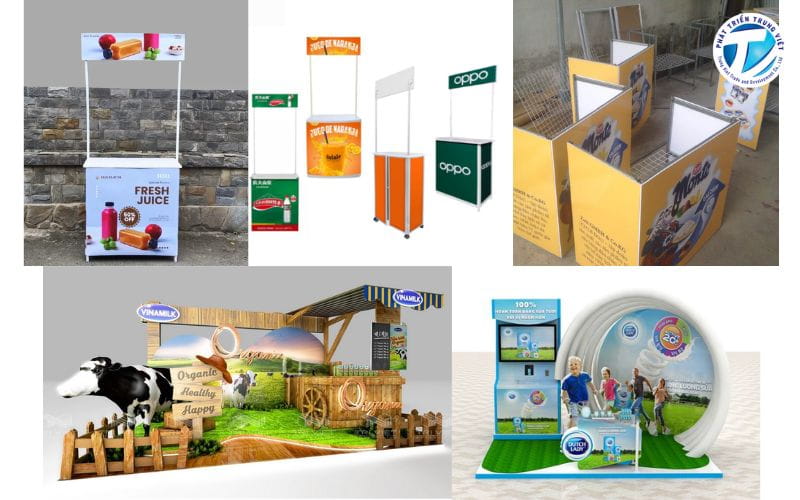 Các loại booth bán hàng phổ biến hiện nay